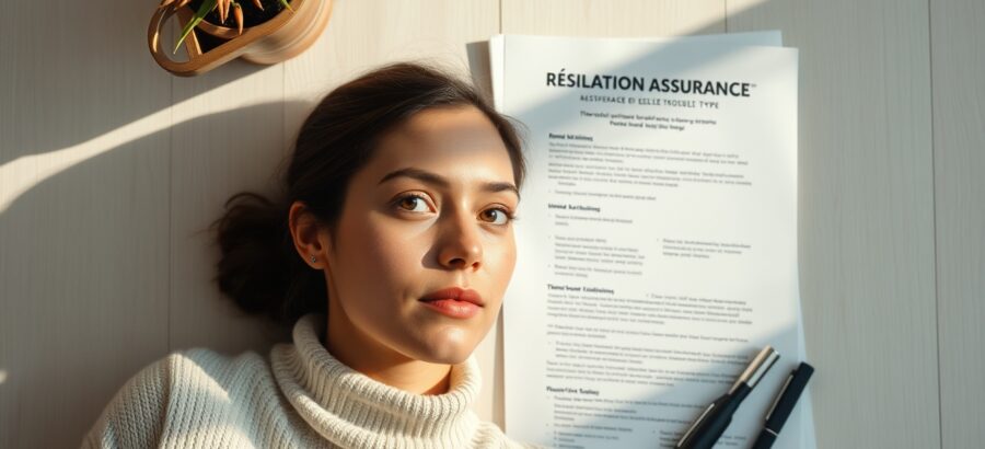 résiliation assurance emprunteur lettre type