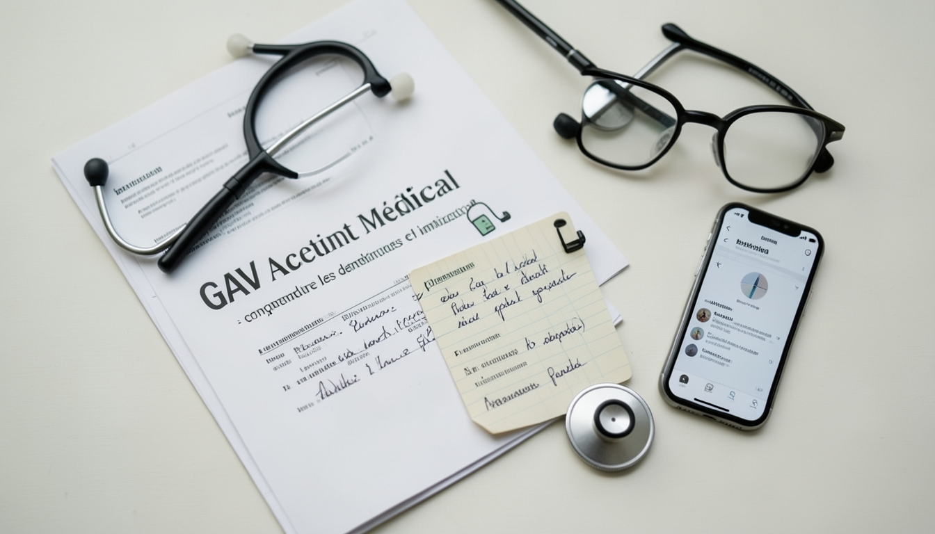Personne blessée suite à un GAV accident médical