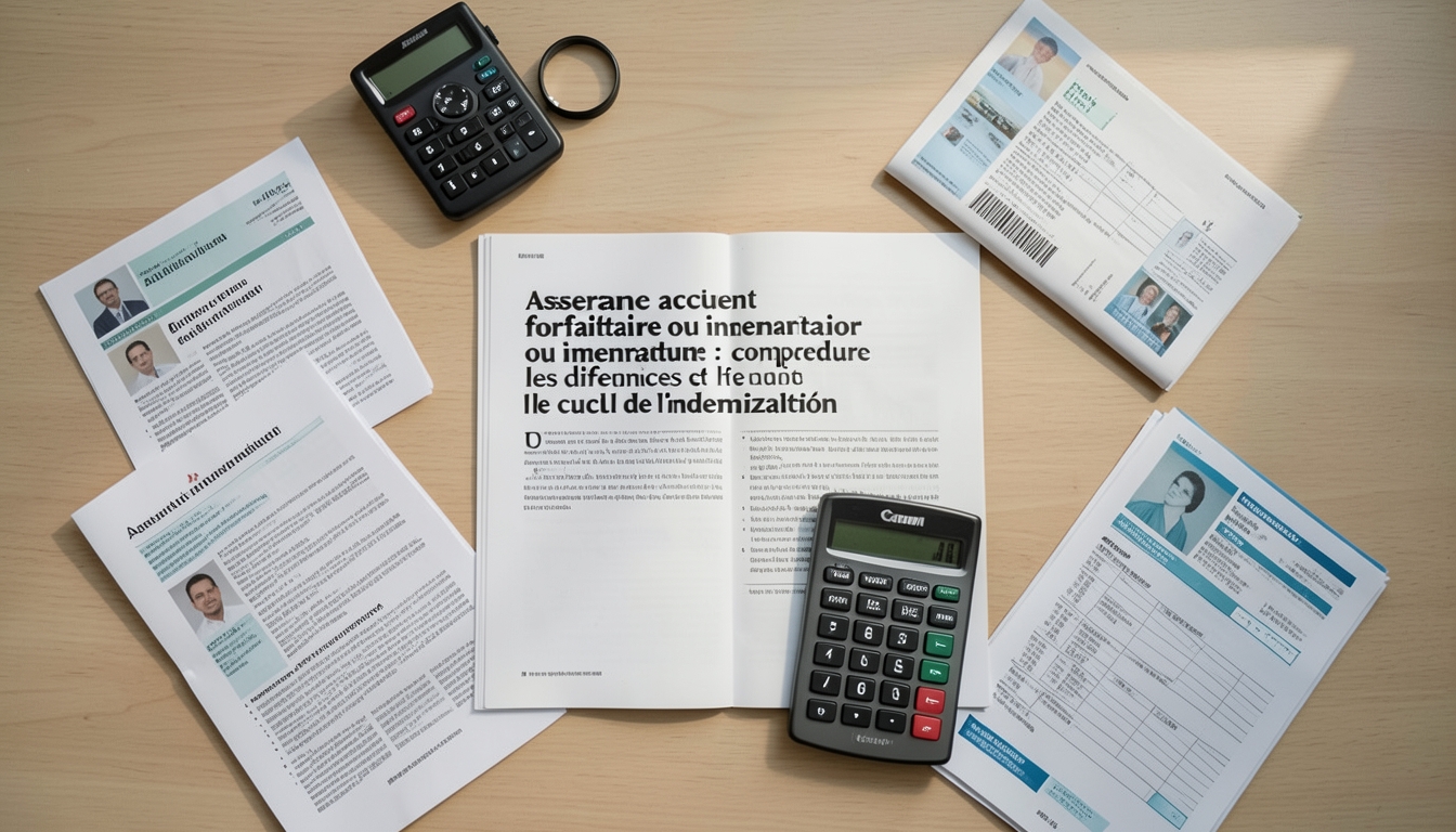 assurance accident forfaitaire ou indemnitaire explication