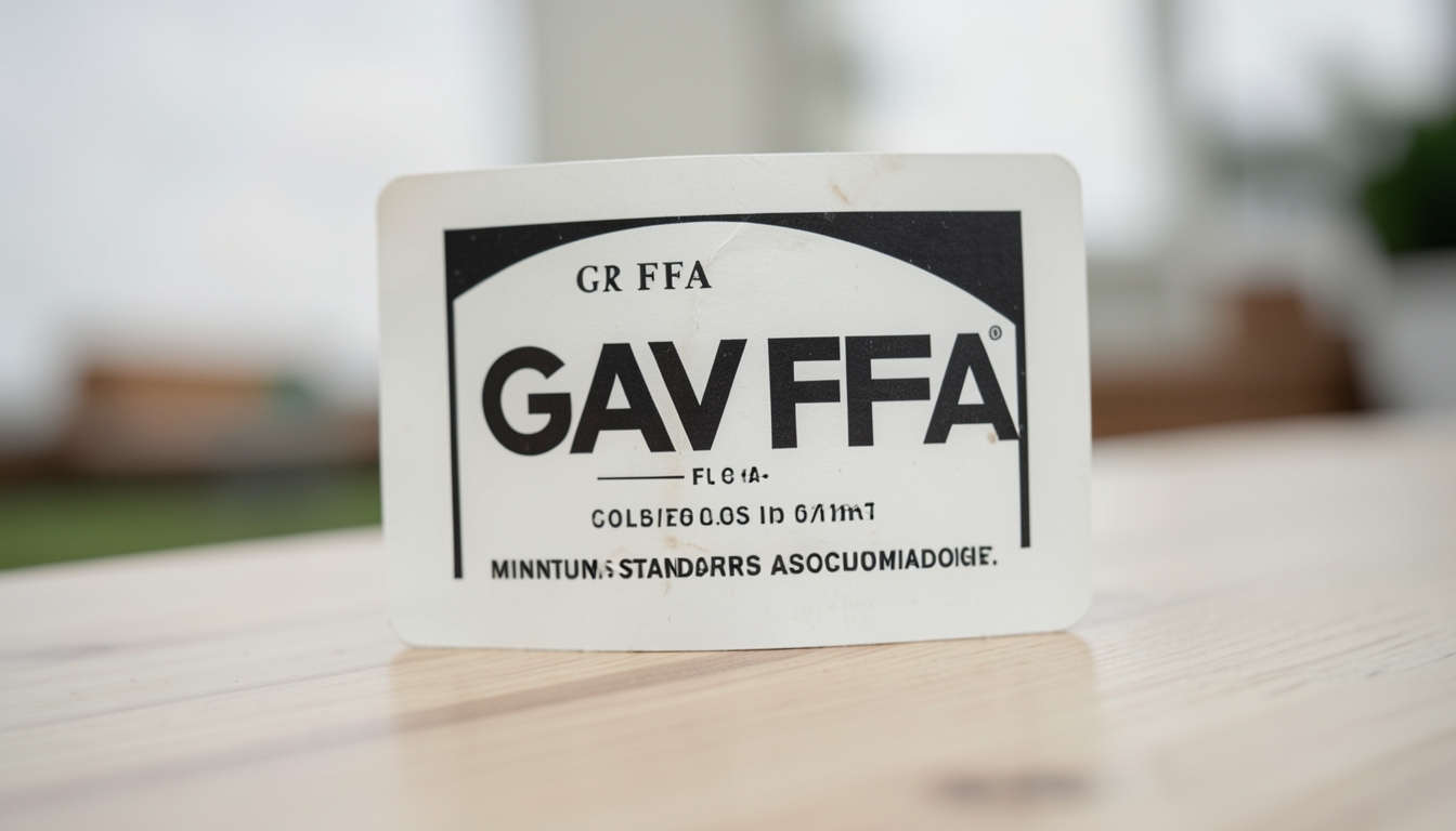label GAV FFA critères et socle minimum